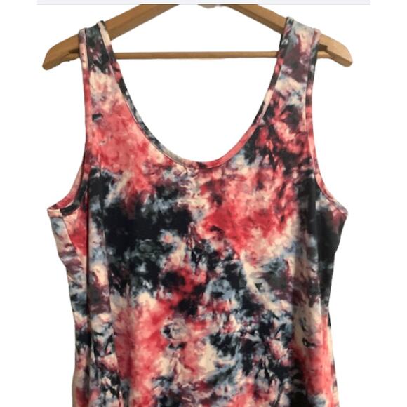 TIE-DYED Bodycon Dress - Full Circle Trends - 1X - Picture 3 of 7